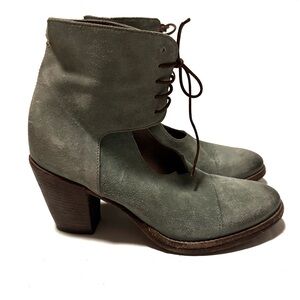 MOMA Lace Up Ankle Boots